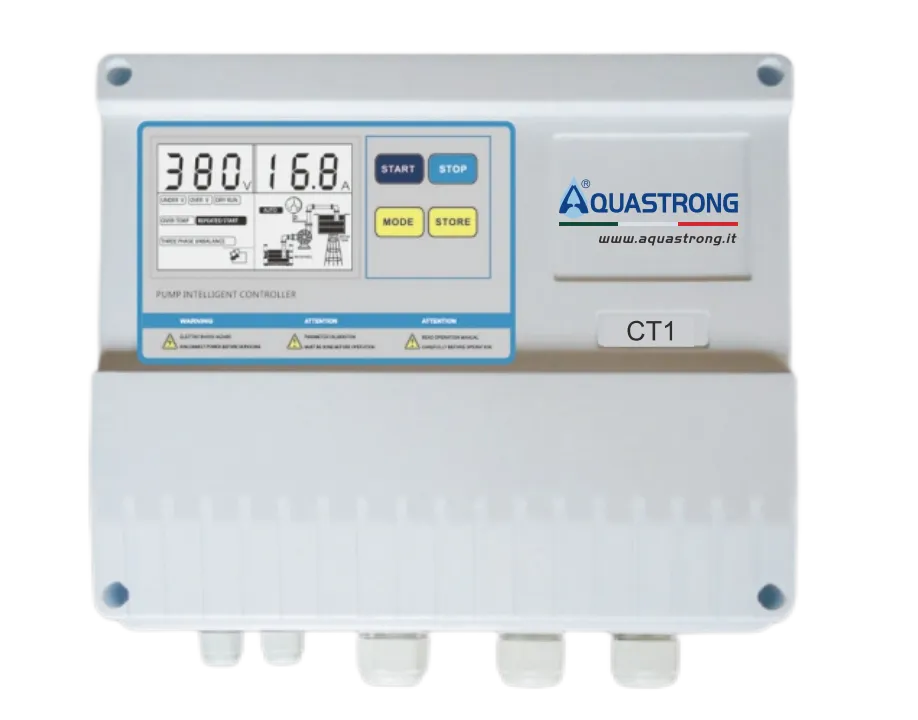 Aquastrong CT1 Intelligent Pump Controller, Three Phase up to 20 HP