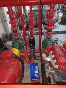 Fire pump set installed at Heritage Luxury Suites by ay internationals 
